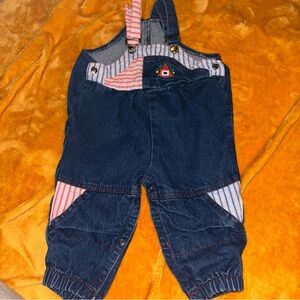 Vintage J&L Sports Smooth Sailing overalls size 6/9 months